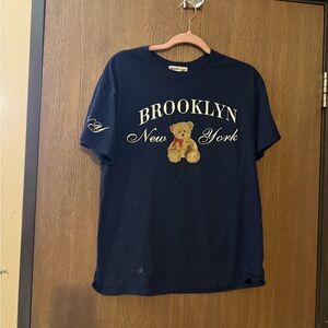 Brooklyn New York Kids Navy T-Shirt